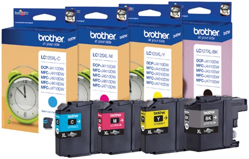 LC-127X | 4 Pack | Origineel | Cartridges voor Brother