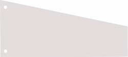 Scheidingsstrook Elba trapezium  240x105/55mm 190gr wit