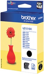 LC-121 | 1x Zwart | Origineel | Cartridges voor Brother