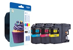 LC-123 | 3 Pack | Origineel | Cartridges voor Brother