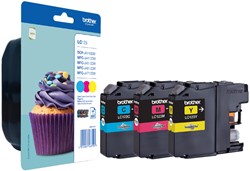 LC-123 | 3 Pack | Origineel | Cartridges voor Brother