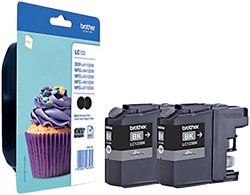 LC-123 | 2x Zwart | Origineel | Cartridges voor Brother