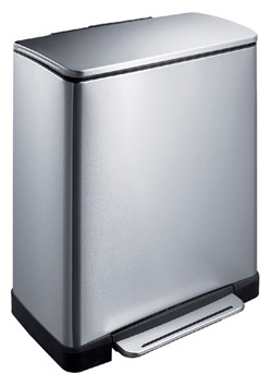Pedaalemmer EKO E-Cube 50 liter rvs