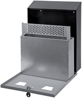 Wandasbak met binnenemmer zwart/grijs-2