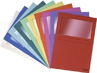 Venstermap Exacompta Forever L-model 120gr rood 100 stuks-2