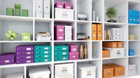 Opbergdoos Leitz Click & Store WOW middel gerecycled karton 281x200x370mm paars-2