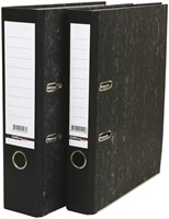 Ordner Qbasic A4 50mm karton zwart gewolkt