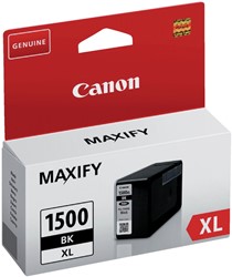 PGI-1500 XL | 1x Zwart | Origineel | Cartridges voor Canon