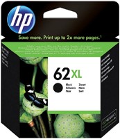 62 XL | 1x Zwart | Origineel | Cartridges voor HP