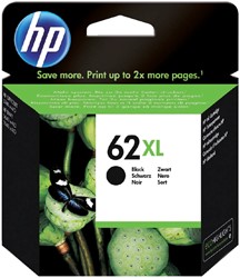 62 XL | 1x Zwart | Origineel | Cartridges voor HP