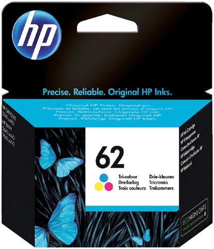 62 | 1x Kleur | Origineel | Cartridges voor HP