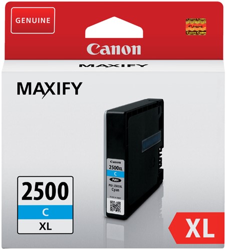 PGI-2500 XL | 1x Cyaan | Origineel | Cartridges voor Canon