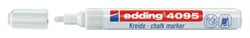 Krijtstift edding 4095 rond 2-3mm wit