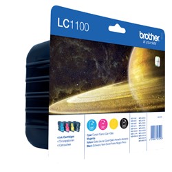 LC-1100 | 4 Pack | Origineel | Cartridges voor Brother