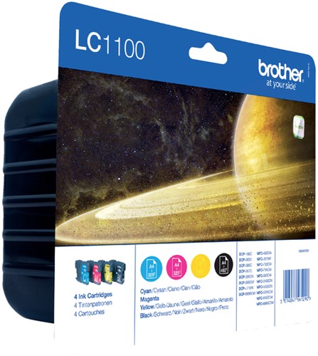 LC-1100 | 4 Pack | Origineel | Cartridges voor Brother