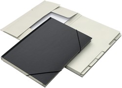 Combinatiemap Jalema folio 12 vakken 240gr zwart