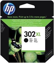302 XL | 1x Zwart | Origineel | Cartridges voor HP