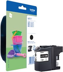 LC-221 | 1x Zwart | Origineel | Cartridges voor Brother