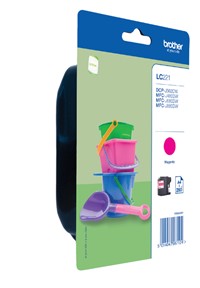 LC-221 | 1x Magenta | Origineel | Cartridges voor Brother