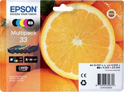 33 | 5 Pack | Origineel | Cartridges voor Epson