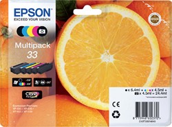 33 | 5 Pack | Origineel | Cartridges voor Epson