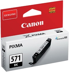 CLI-571 | 1x Zwart | Origineel | Cartridges voor Canon