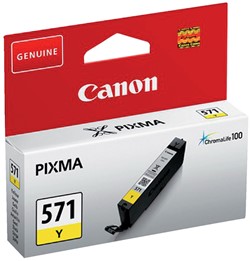 CLI-571 | 1x Geel | Origineel | Cartridges voor Canon