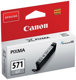 CLI-571 | 1x Grijs | Origineel | Cartridges voor Canon