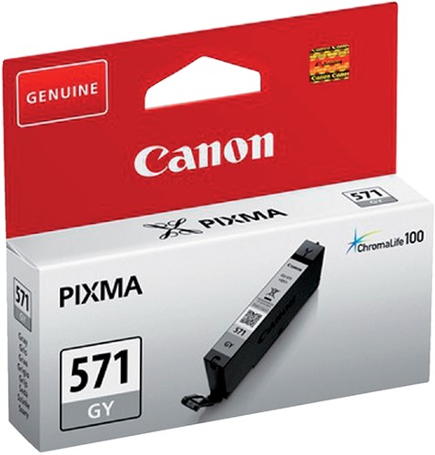 CLI-571 | 1x Grijs | Origineel | Cartridges voor Canon