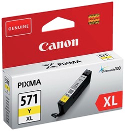 CLI-571 XL | 1x Geel | Origineel | Cartridges voor Canon