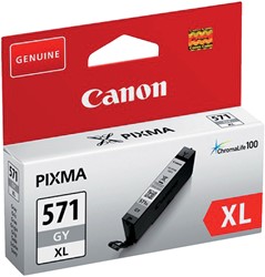 CLI-571 XL | 1x Grijs | Origineel | Cartridges voor Canon