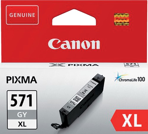 CLI-571 XL | 1x Grijs | Origineel | Cartridges voor Canon-2