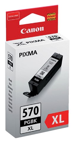 PGI-570 XL | 1x Zwart | Origineel | Cartridges voor Canon