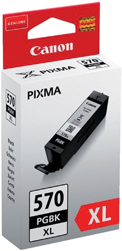PGI-570 XL | 1x Zwart | Origineel | Cartridges voor Canon