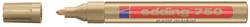 Paintmarker edding 750 op oliebasis 2-4mm goud