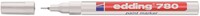 Paintmarker edding 780 op oliebasis 0.8mm wit