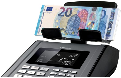 Geldtelmachine Safescan 6185 geldtelweegschaal zwart-2