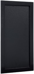Krijtbord Securit wand 20x40cm zwart hout