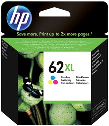 62 XL | 1x Kleur | Origineel | Cartridges voor HP