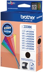 LC-223 | 1x Zwart | Origineel | Cartridges voor Brother