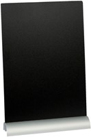 Krijtbord Securit A4 290x210x60mm voet aluminium