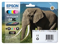 24 XL | 6 Pack | Origineel | Cartridges voor Epson