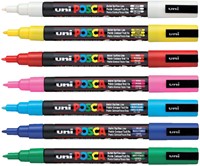 Paintmarker Uni POSCA PC3M fijn lichtblauw-2