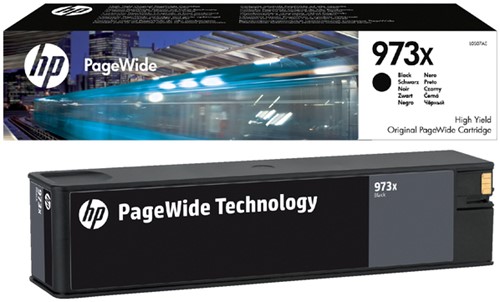 973 XL | 1x Zwart  | Origineel | Cartridges voor HP