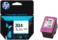 304 | 1x Kleur | Origineel | Cartridges voor HP