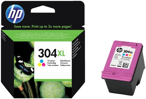 304 XL | 1x Kleur | Origineel | Cartridges voor HP