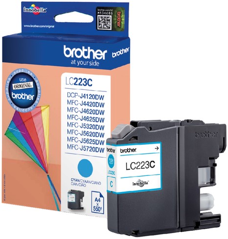 LC-223 | 1x Cyaan | Origineel | Cartridges voor Brother