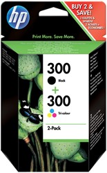 300 | 2 Pack | Origineel | Cartridges voor HP