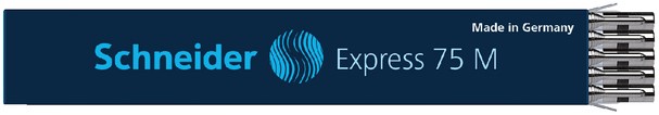 Schneider Balpenvulling Express 75 Blauw Medium - Onuitwisbaar 2 Stuks