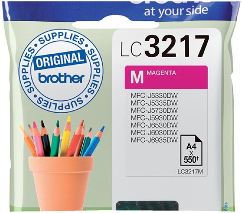 LC-3217 | 1x Magenta | Origineel | Cartridges voor Brother